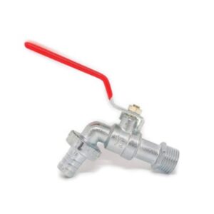 Rubinetto Giardino con connettore, lega di zinco cromata, ingresso acqua 1/2 pollice